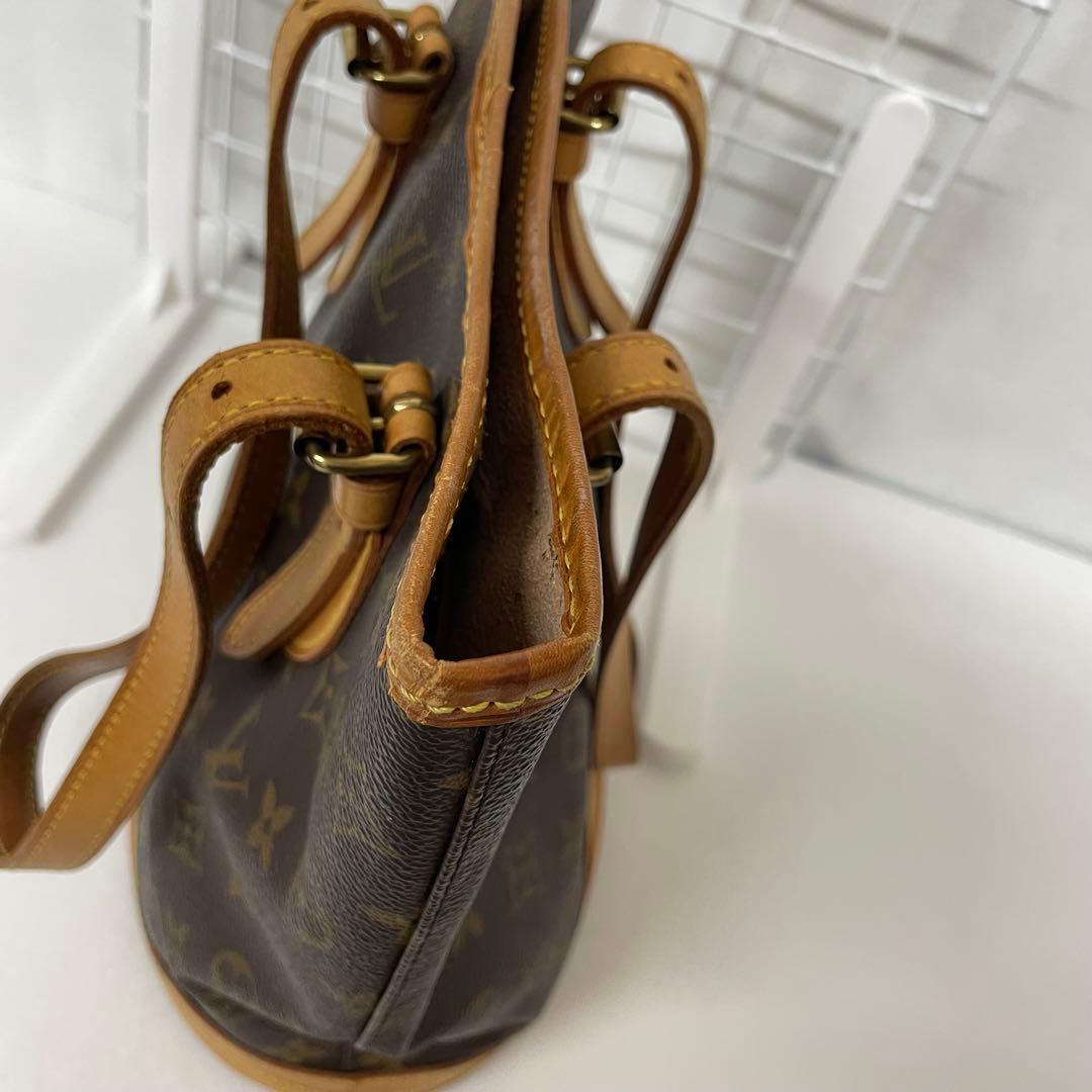 ルイヴィトン バケットPM トートバッグ モノグラム ブラウン ヴィンテージ