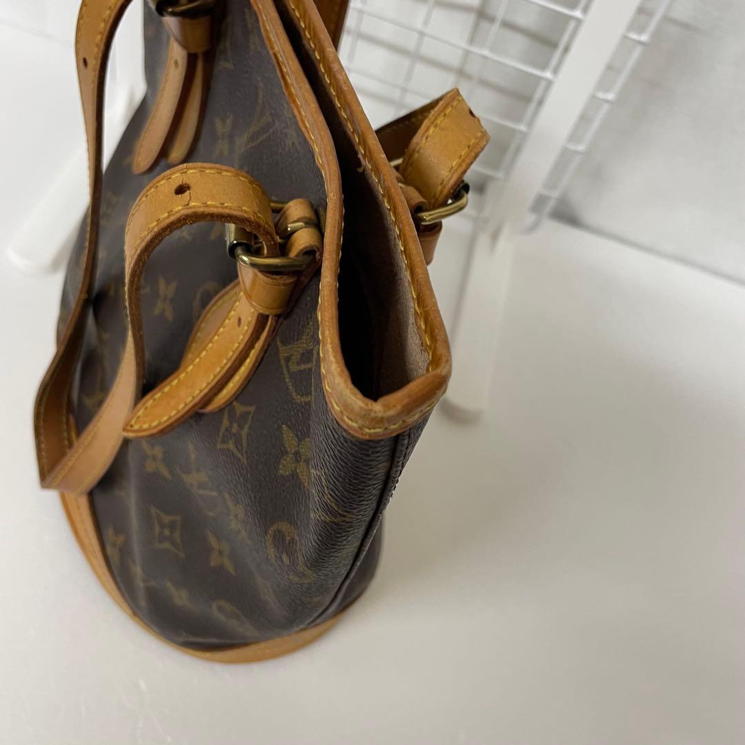 ルイヴィトン バケットPM トートバッグ モノグラム ブラウン ヴィンテージ