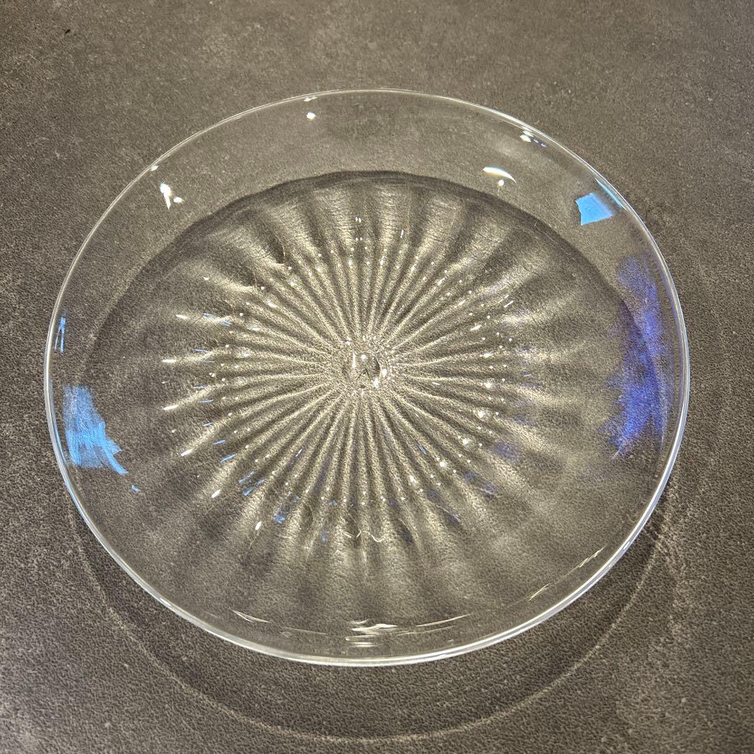 【完売】河上智美 吹きガラス サマープレート 6枚セット 大皿