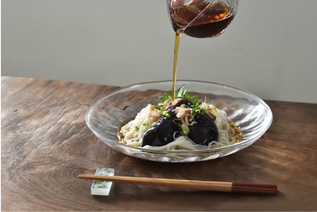 【完売】河上智美 吹きガラス サマープレート 6枚セット 大皿