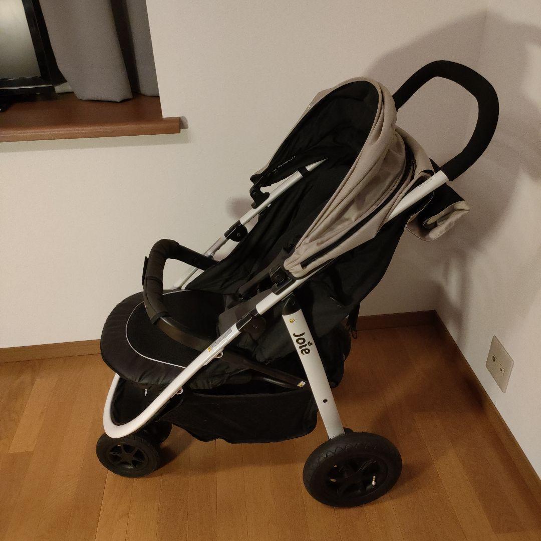 Joie ジョイ ベビーカー ライトラックスエア 3輪 エアタイヤ 折りたたみ式