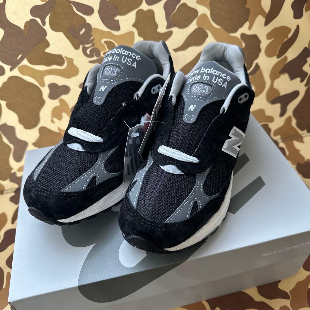 New Balance 993 ブラック/グレー　MR993BK