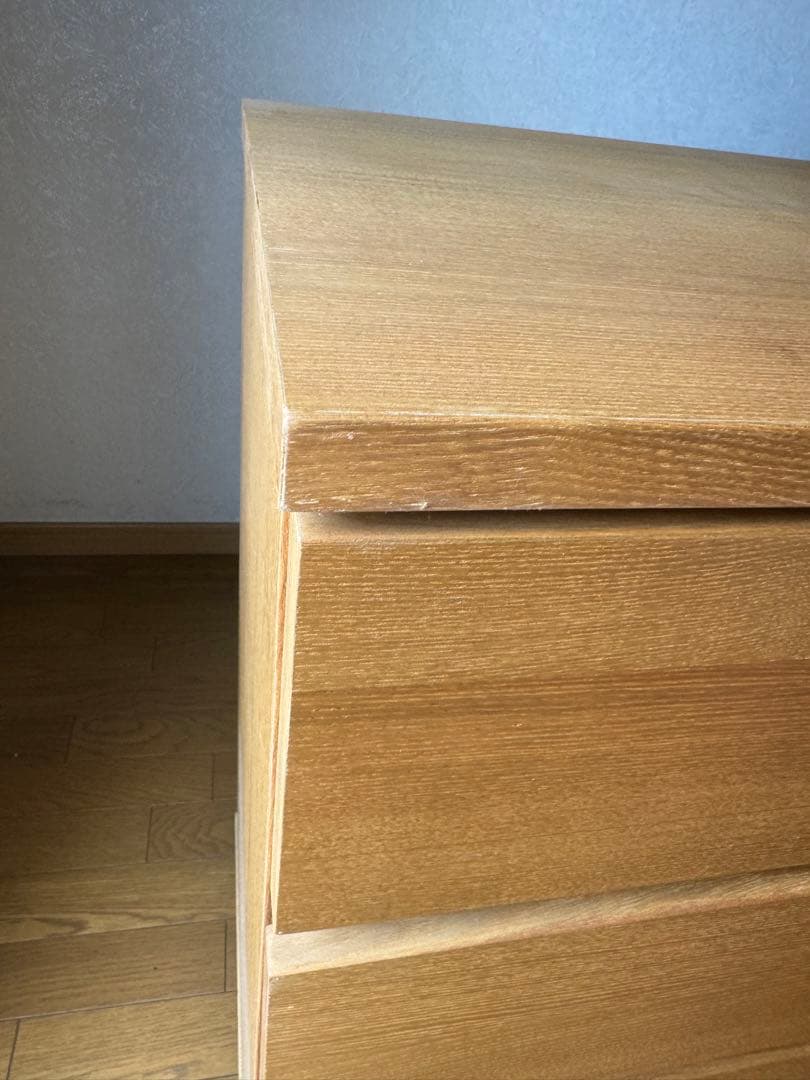 無印良品　木製4段チェスト　廃盤品