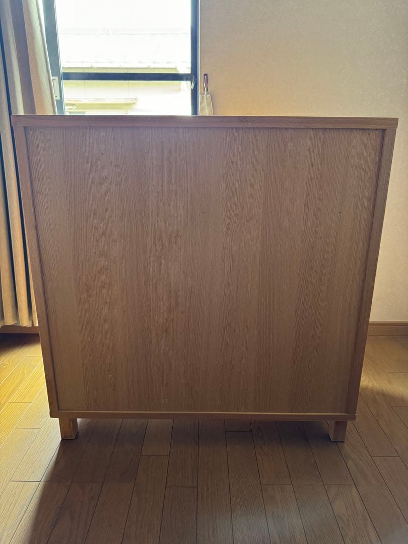 無印良品　木製4段チェスト　廃盤品
