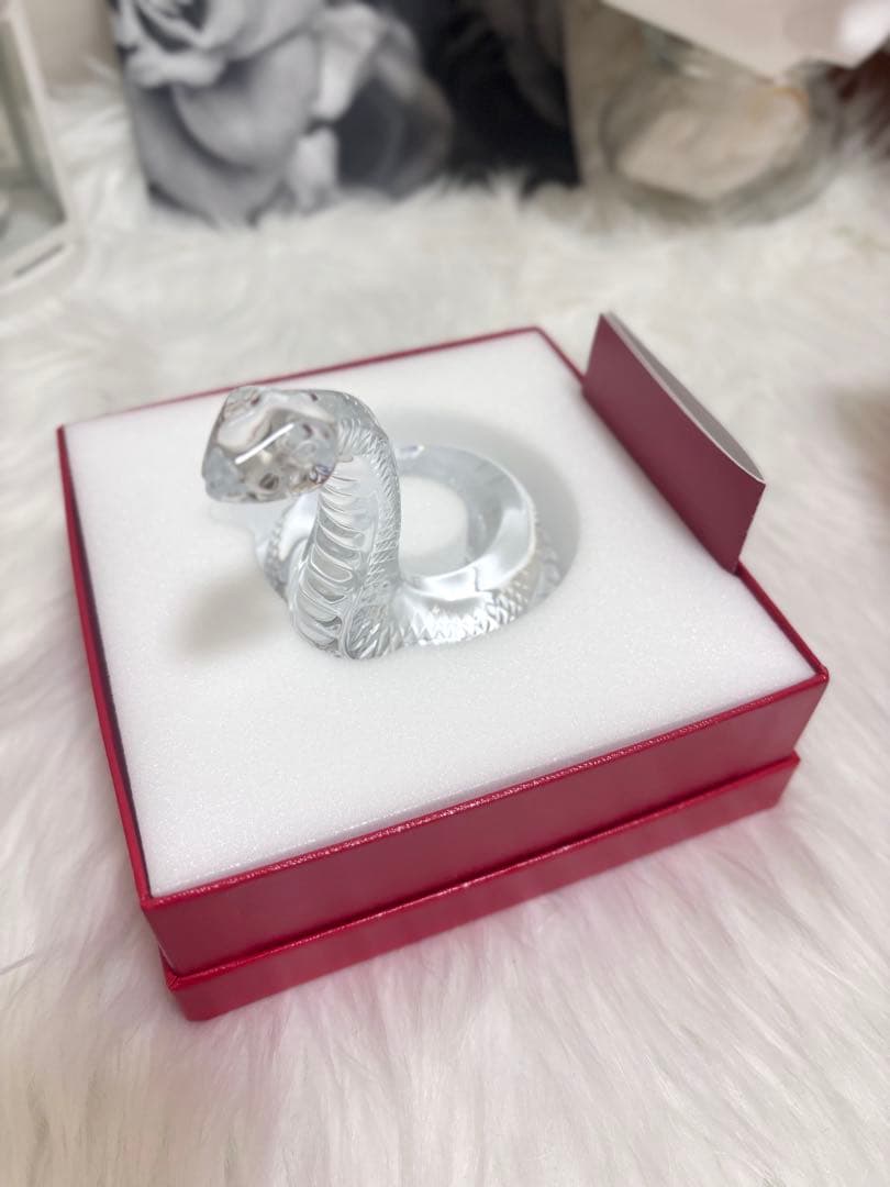 Baccarat 2025干支クリスタルガラス ヘビ