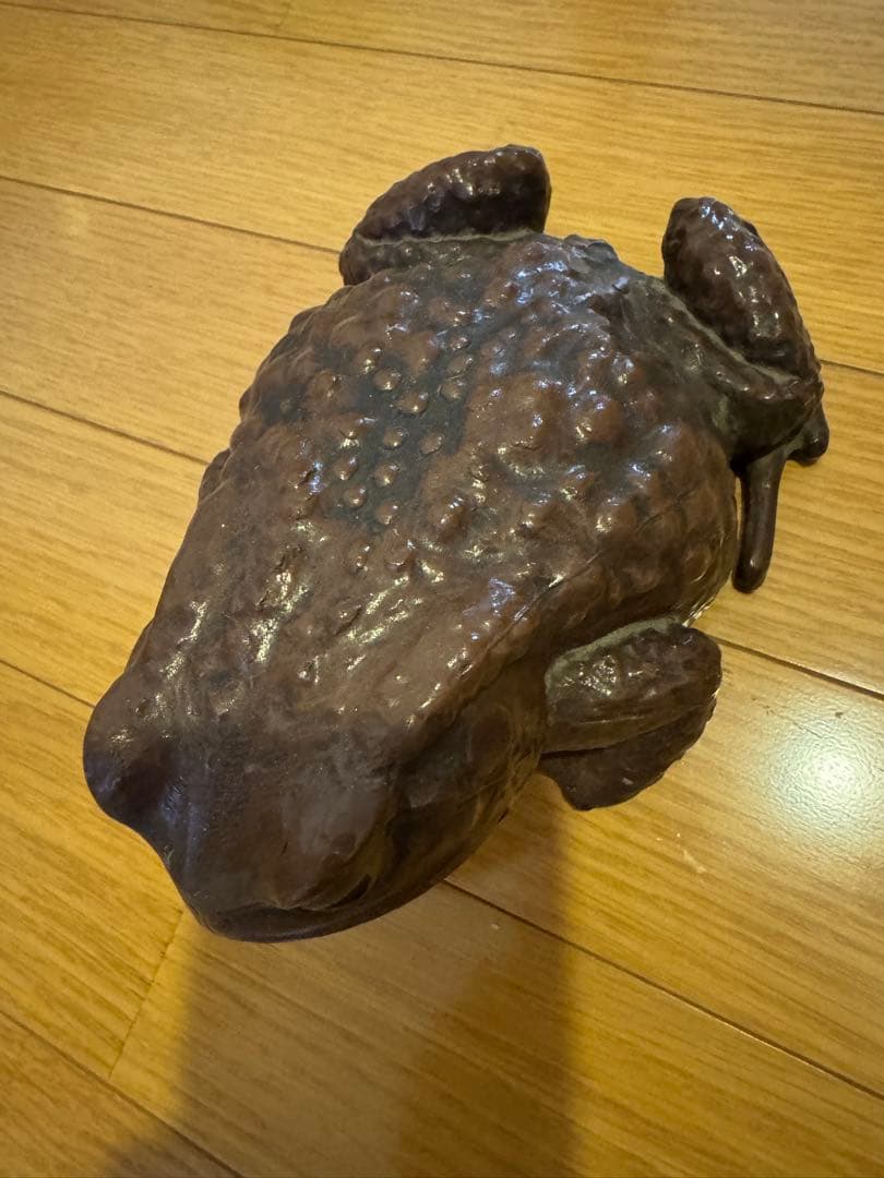 【厄除け・縁起物】木製カエルの置物