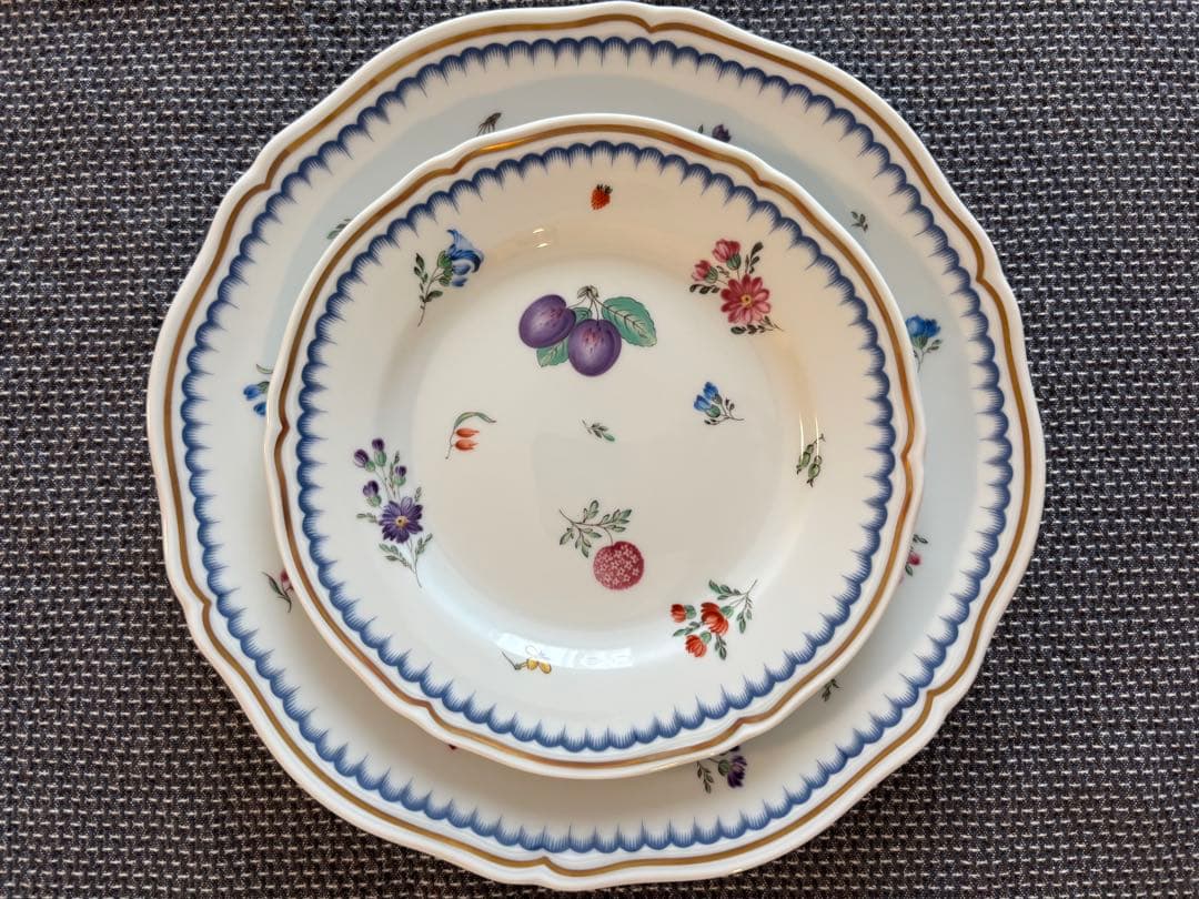 【リチャードジノリ／イタリアンフルーツ プレート3枚セット】