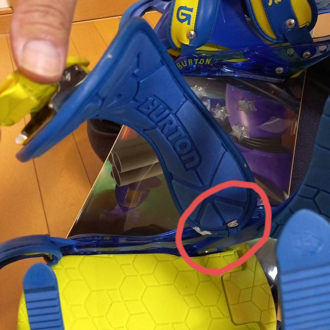 キッズBurton　スノーボードビンディングセット