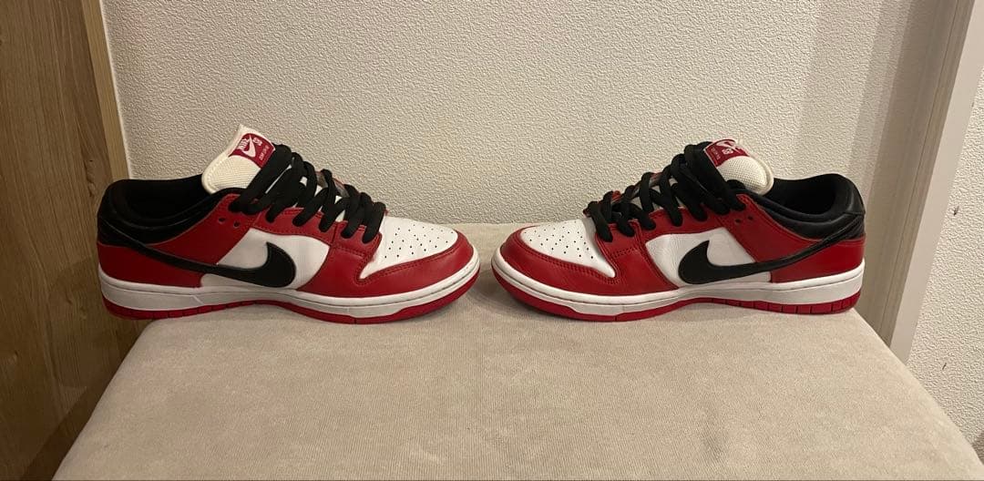 t*u様 Nike SB Dunk Low Pro レッド/ホワイト/ブラック