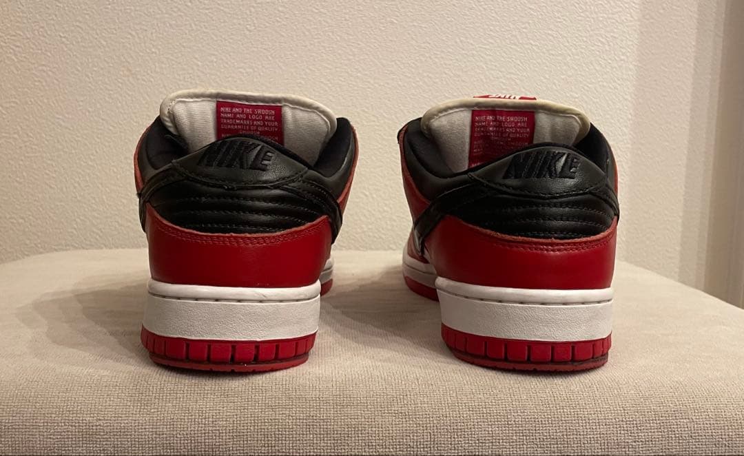 t*u様 Nike SB Dunk Low Pro レッド/ホワイト/ブラック