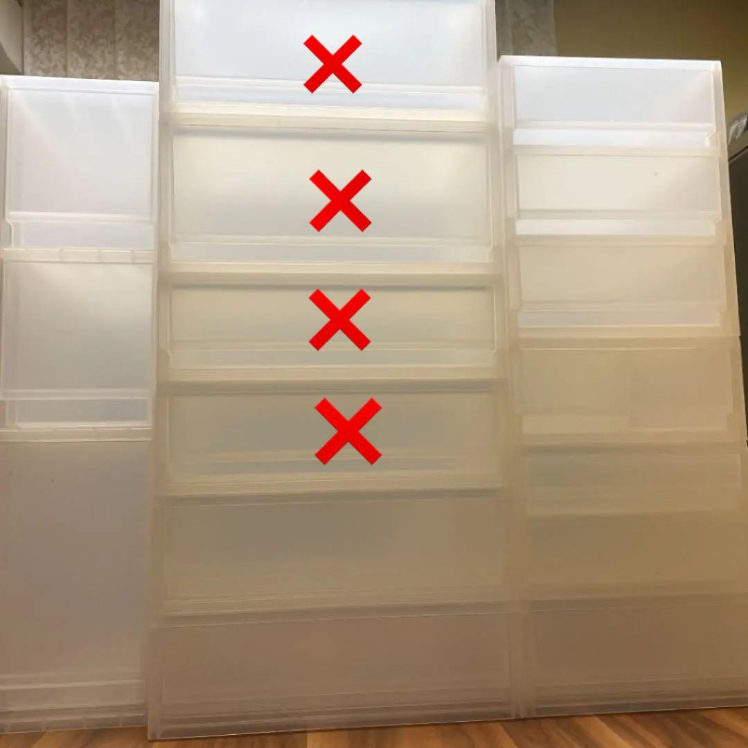 大量　無印良品　ポリプロピレン　収納ケース