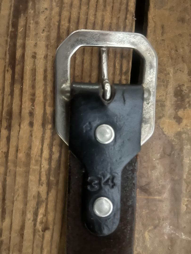 34inc HTCカラフルストーン付き黒レザーベルト