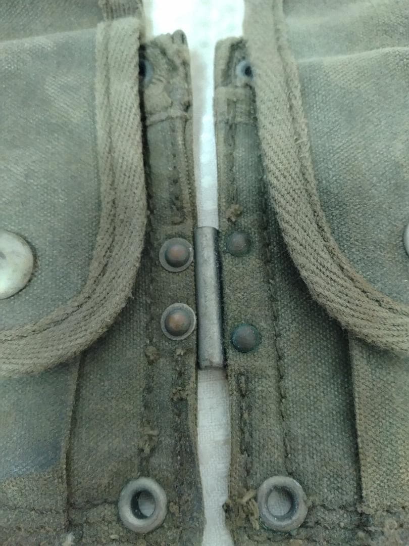 l*k様 ★自衛隊 M1ガーランド小銃弾納マガジンポーチ 昭和33年初期型 ★B