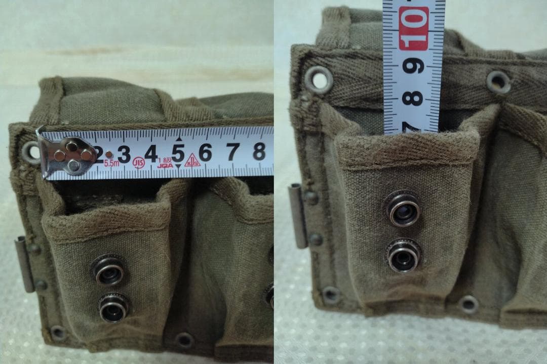 l*k様 ★自衛隊 M1ガーランド小銃弾納マガジンポーチ 昭和33年初期型 ★B