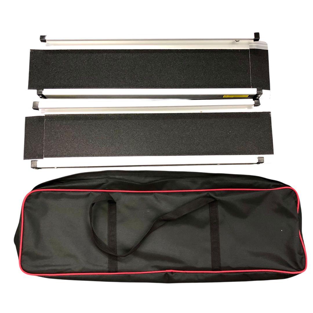 【開封済・未使用】gardhom車椅子用スロープ2本セット　使用高さ8～35cm