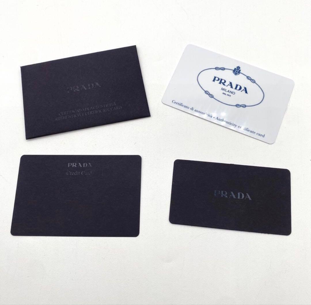 美品　PRADA ブラック 長財布　ラウンドファスナー　2ML317 箱付き