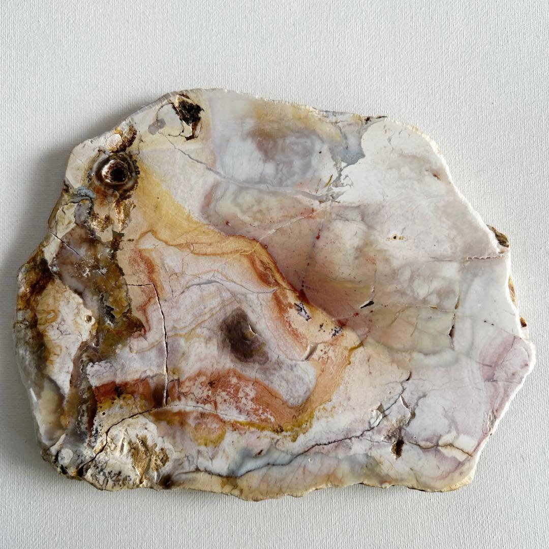 【新品未使用】アゲート　瑪瑙　スラブ　プレート　 約15㎝×20㎝