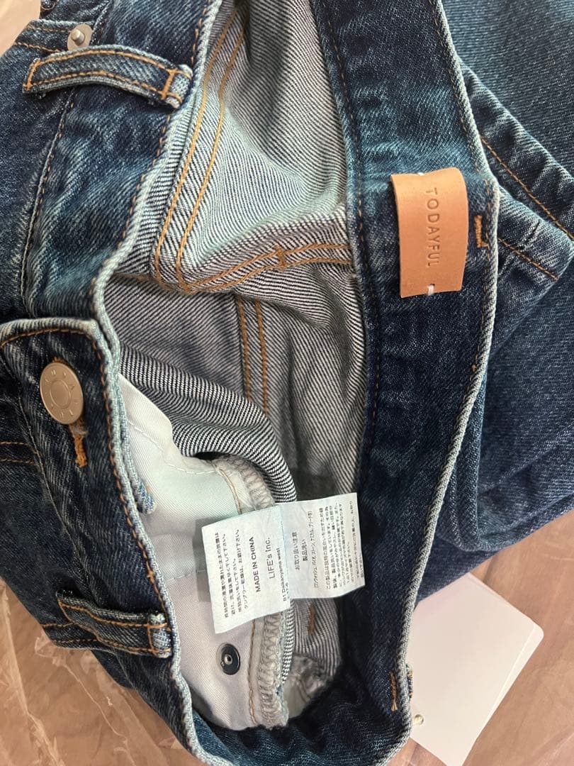 TODAYFUL Cary's Denim ブルー24