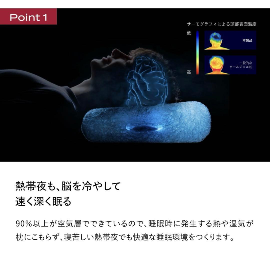 ツノツノさま　未使用品　ブレインスリープ ピロー パーフェクト クール枕＋カバー