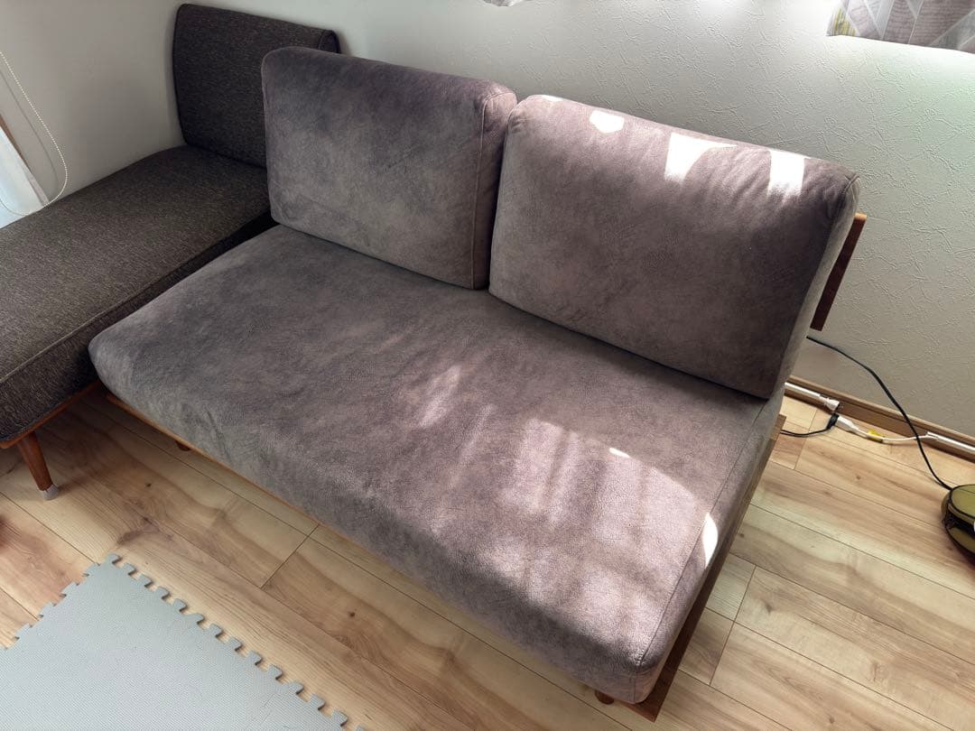 (送料込み)ナガノインテリア LC034-2MD 2人用 ウォールナット