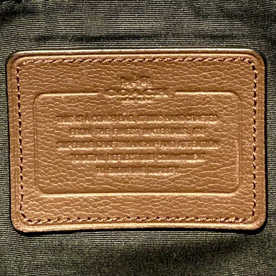 ★週末特価★ COACH メトロポリタン トート 黒×茶レザー A4