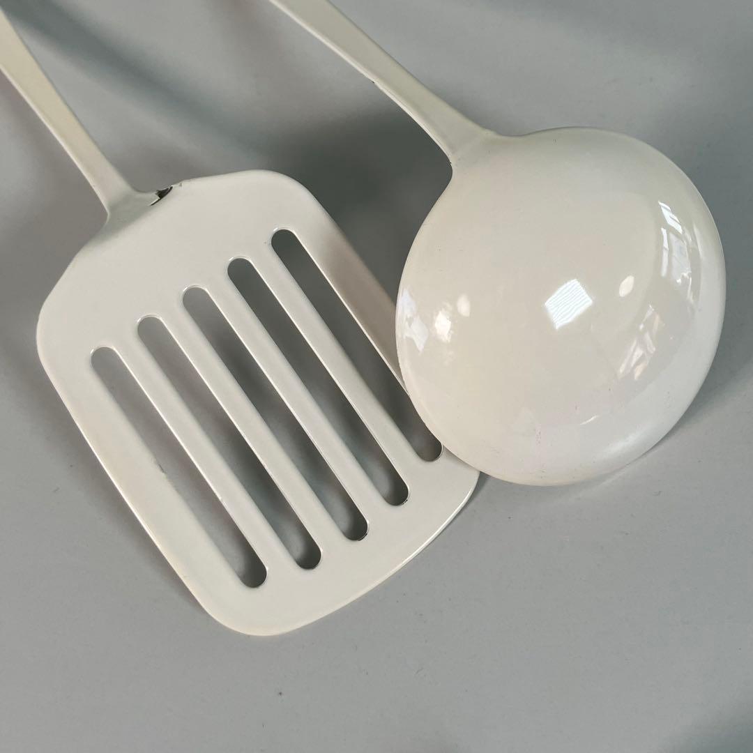 Manyマニーローズ　ホーロー調理器具5個セット✨