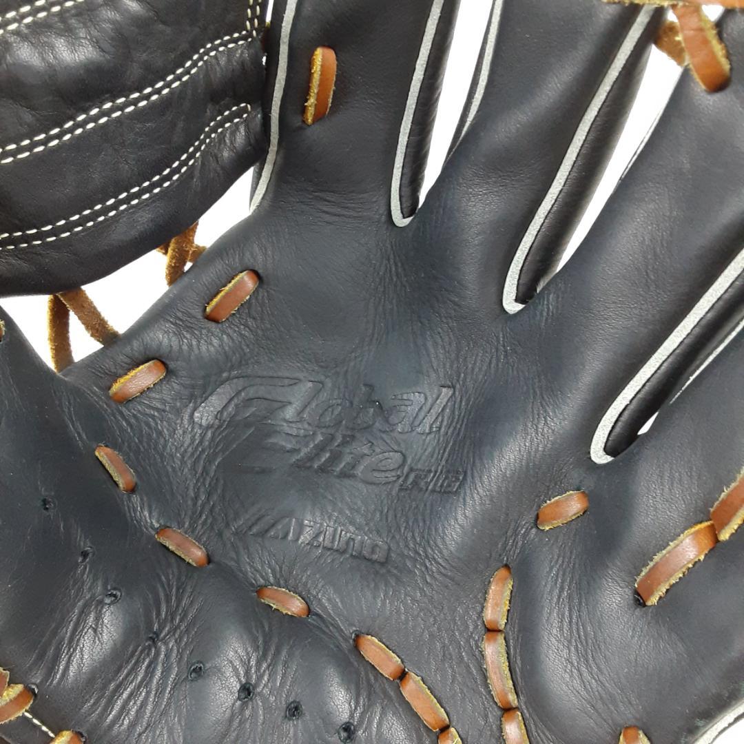 美品◎MIZUNO Global Elite RG 少年軟式内野用グローブ 黒茶
