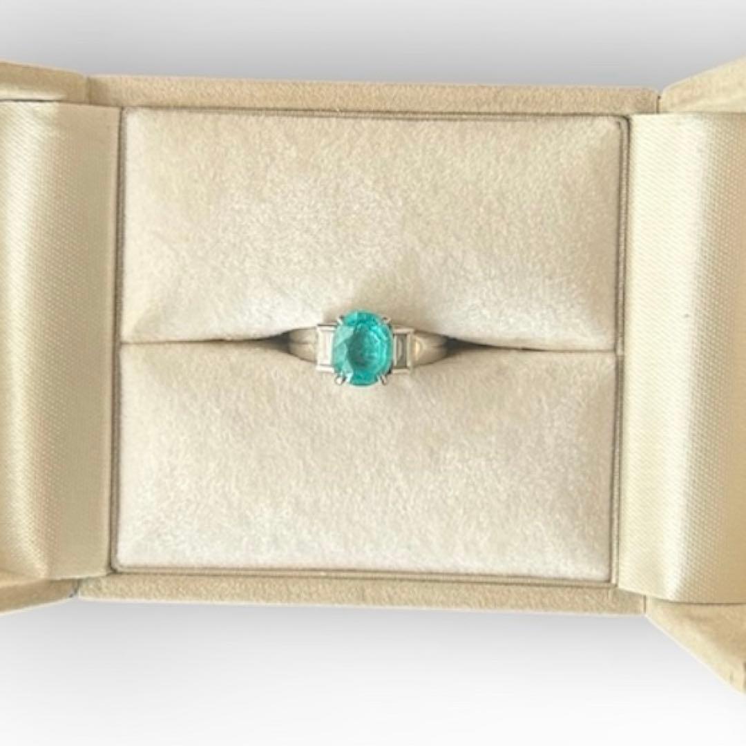 Pt900 エメラルド