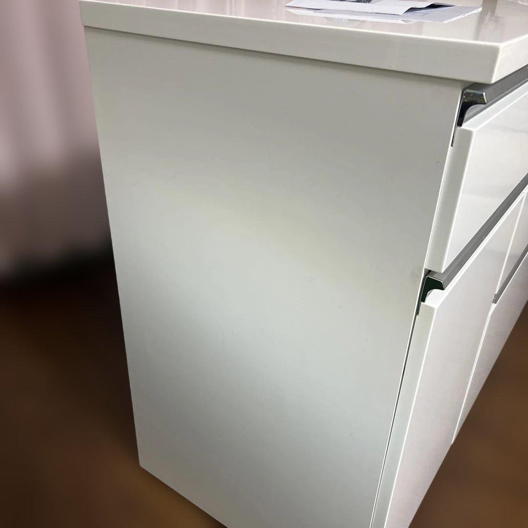 ニトリ　キュリー2 120CT WH キッチンカウンター