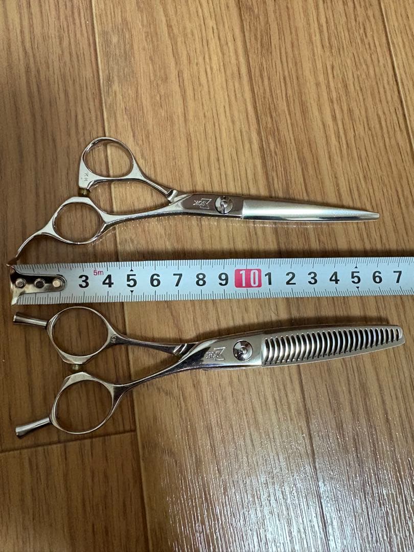 SGK シザー セニング 2点セット 美容師使用 ハサミ 切れ味良好