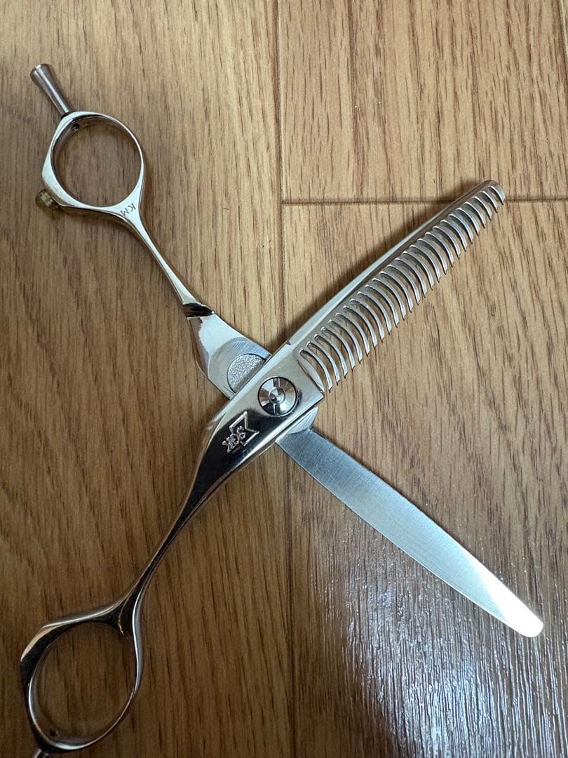 SGK シザー セニング 2点セット 美容師使用 ハサミ 切れ味良好