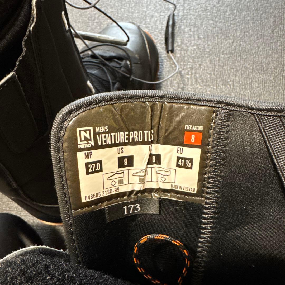 NITRO Venture Pro TLS スノーボードブーツ US9