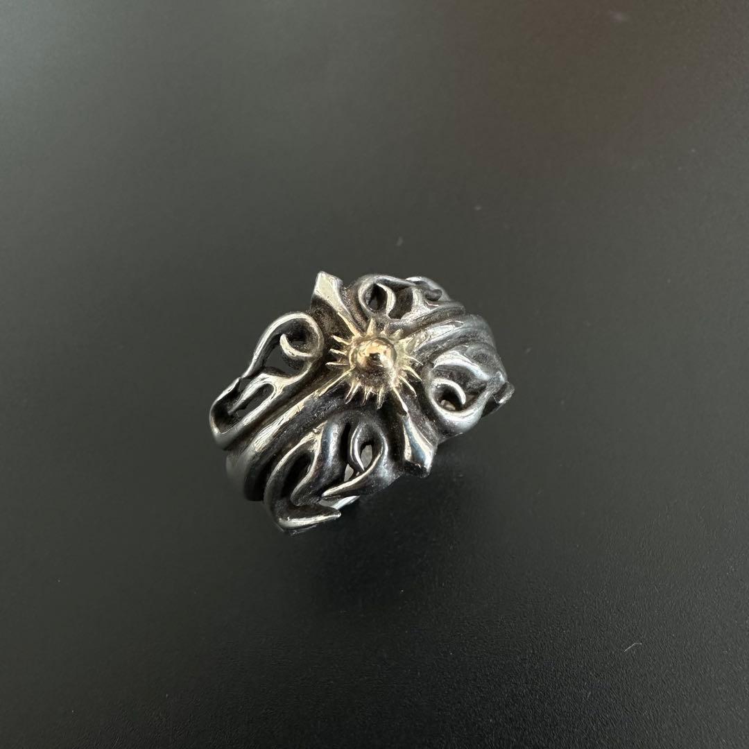 アリゾナフリーダム リング クロスモチーフ k18 19号