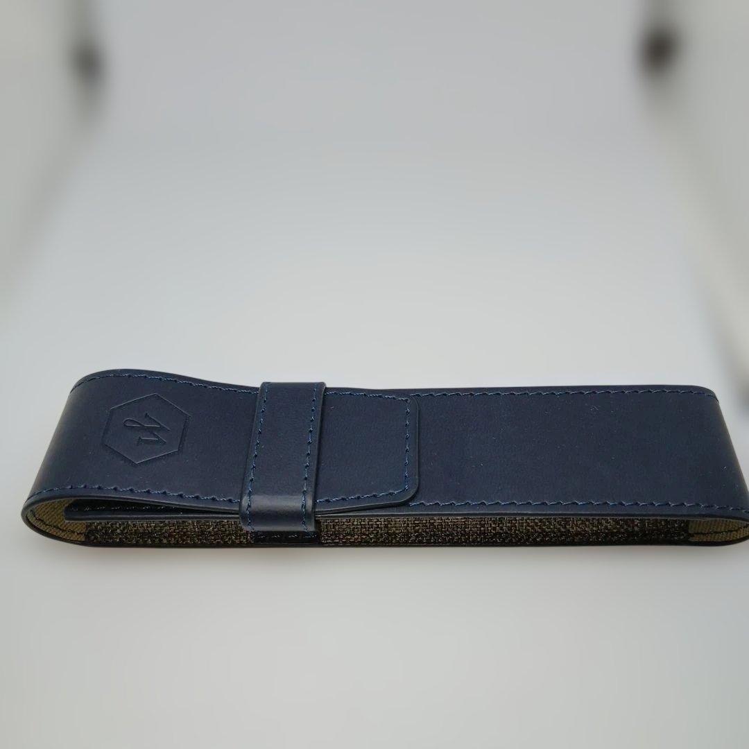 WATERMAN エキスパートDXブルーCTBPボールペン レザーケース付き