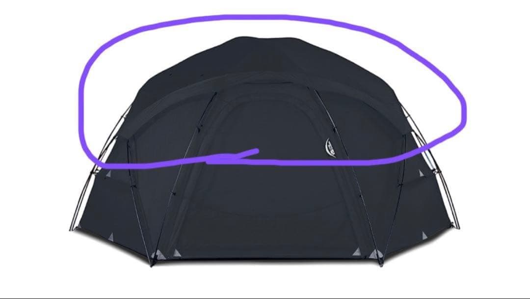 モビガーデン　コマンダー185 グランドシートとルーフ