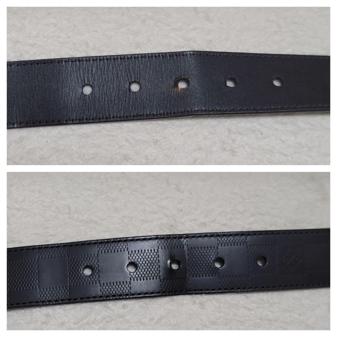 LOUIS VUITTON ヴィトン サンチュールボストン ダミエ ゴールド