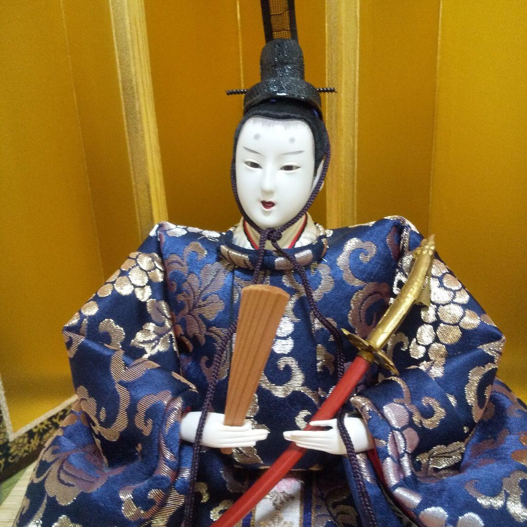 雛人形 御雛様 御内裏様 男雛 女雛 セット 久月 金屏風