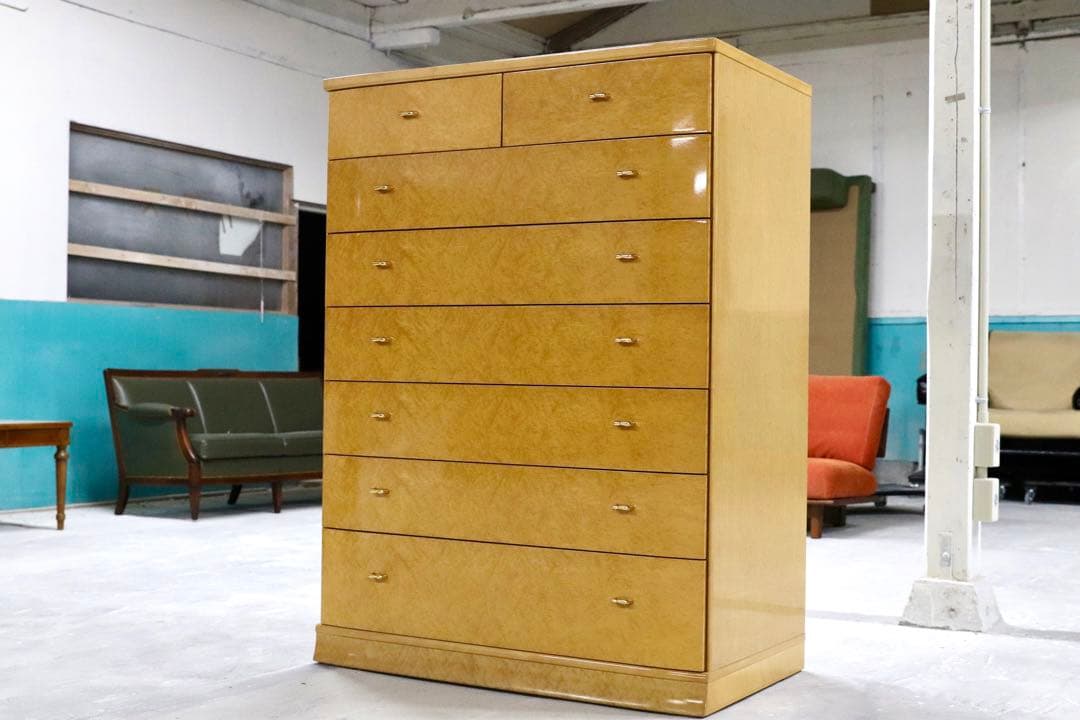 GMHK385B○府中家具 松岡家具 シャンドール 整理箪笥 チェスト 最高級