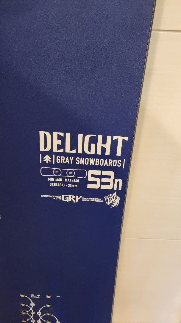 美品GRAY DELIGHT 53n 153n スノーボード　ハンマーヘッド