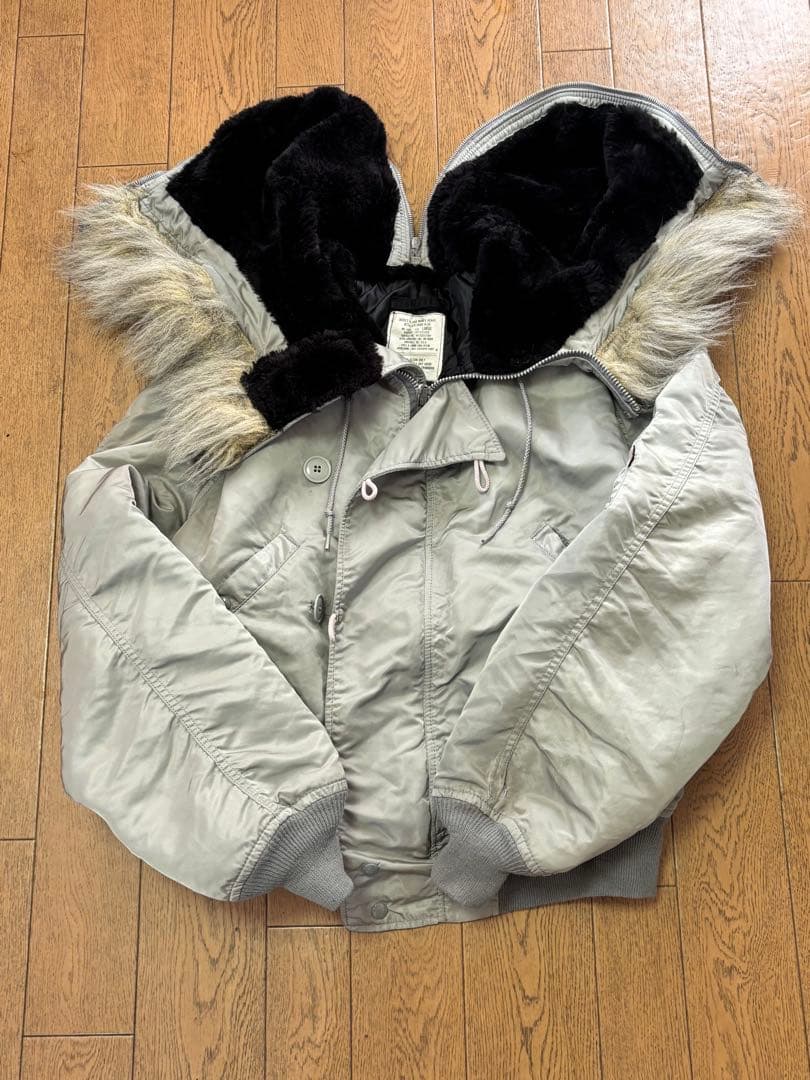 alpha アルファ社 n-2b USA製 90s シルバー L