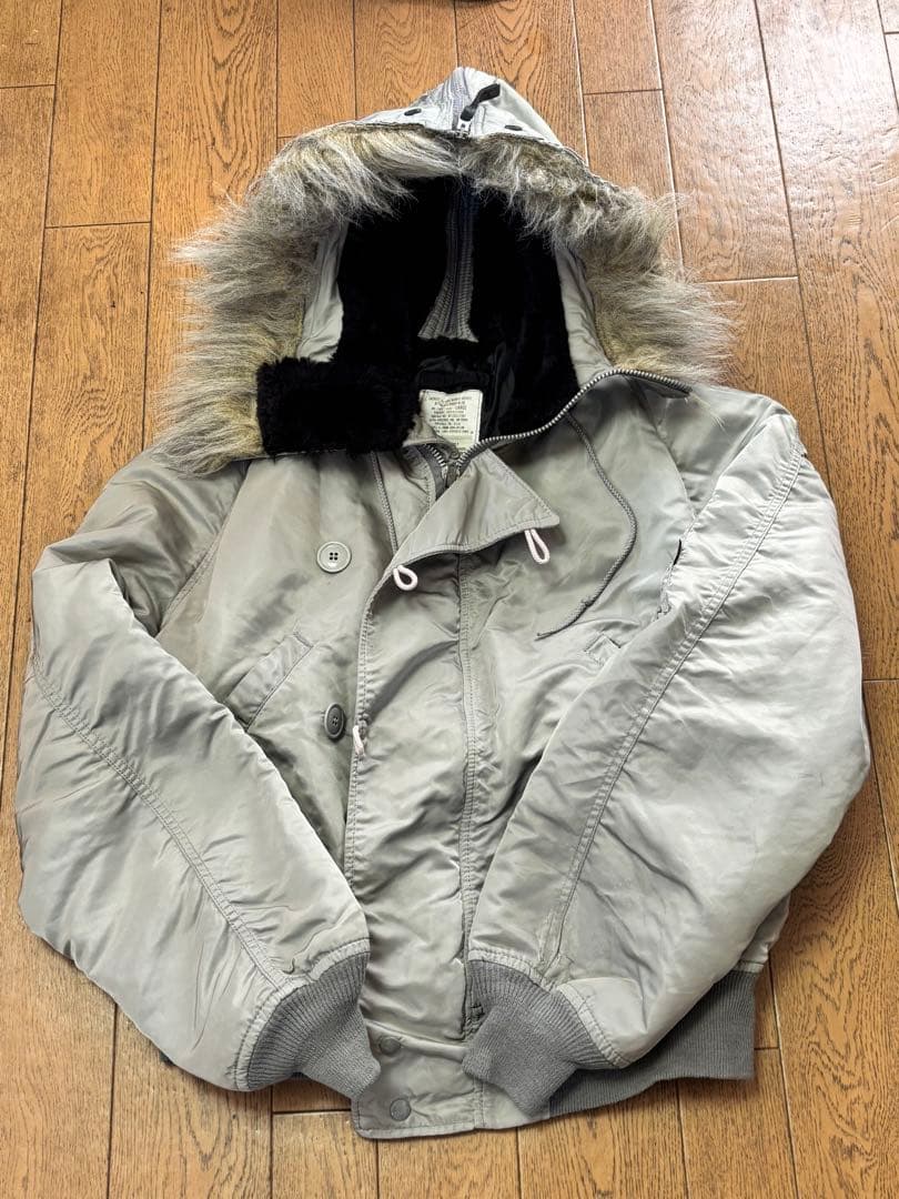 alpha アルファ社 n-2b USA製 90s シルバー L