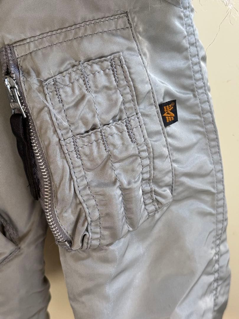 alpha アルファ社 n-2b USA製 90s シルバー L