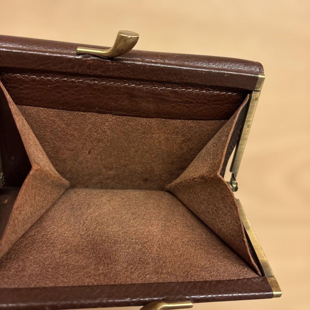 IL BISONTE イルビゾンテ　ブラウンレザー 二つ折り財布