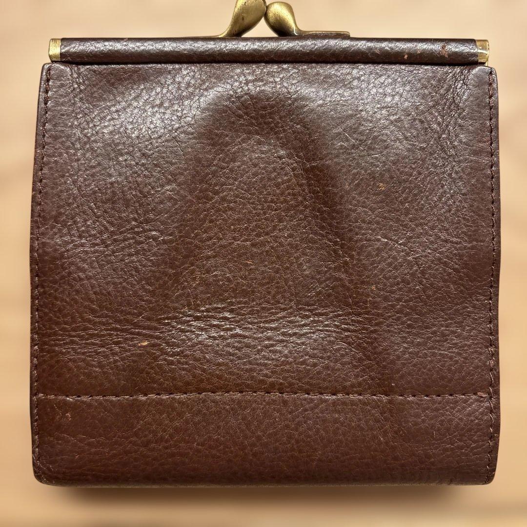 IL BISONTE イルビゾンテ　ブラウンレザー 二つ折り財布