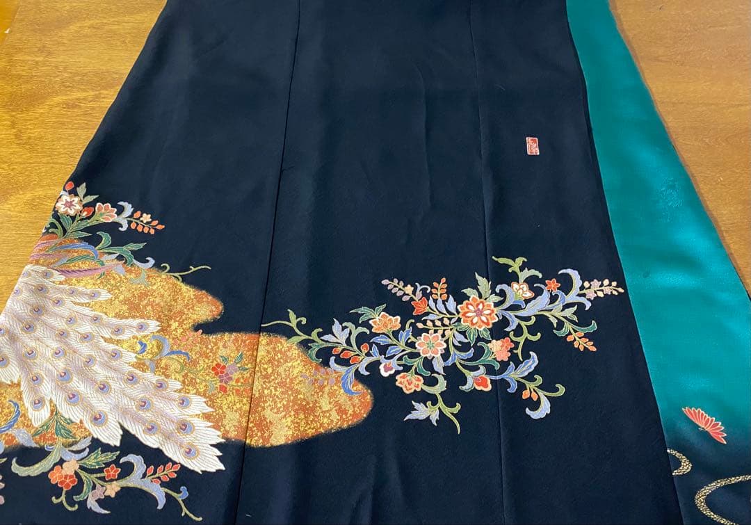 3291 着物　リメイク　ドレス　ワンピース