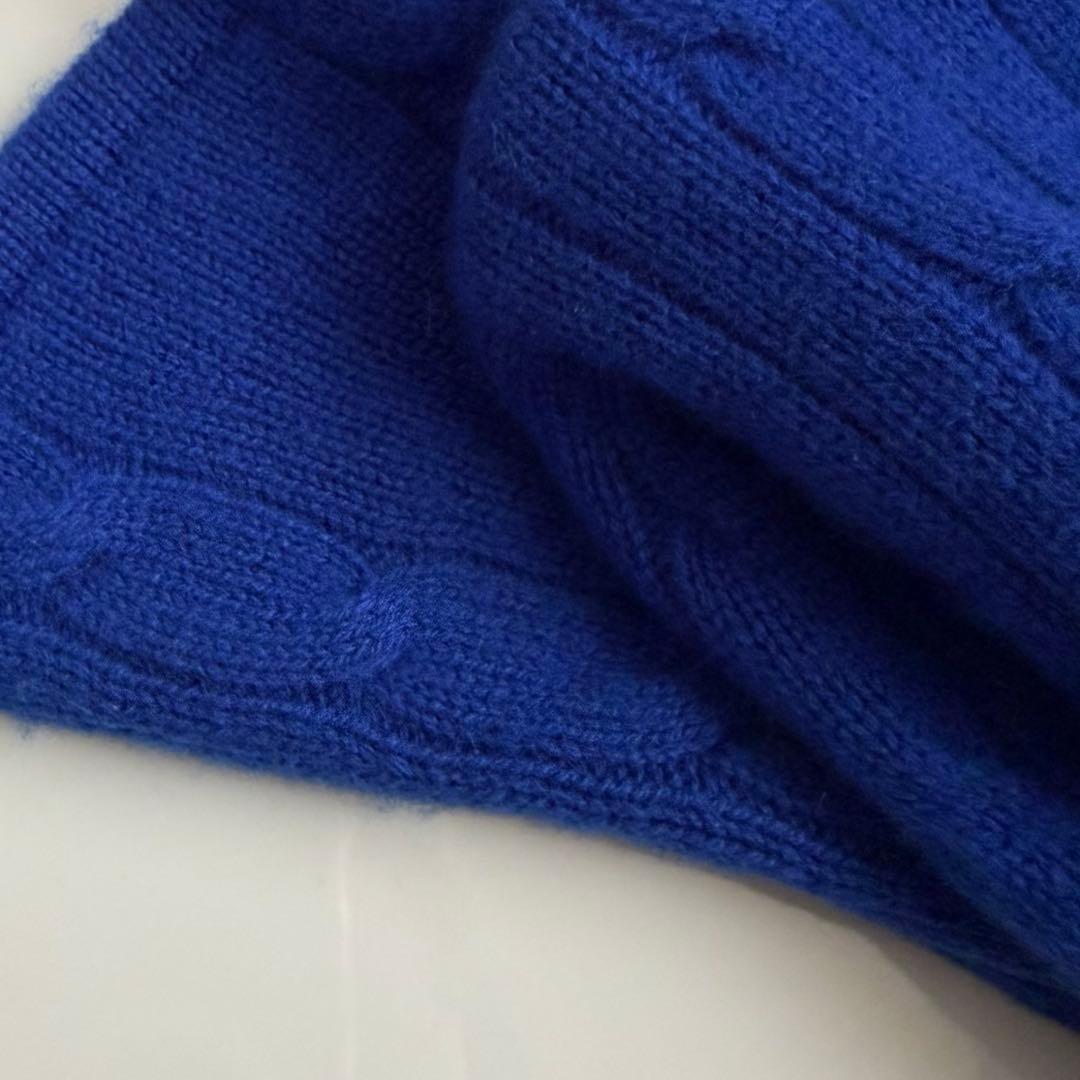 Ralph Lauren ♡ カシミヤ100% Vネック ケーブル編みニット