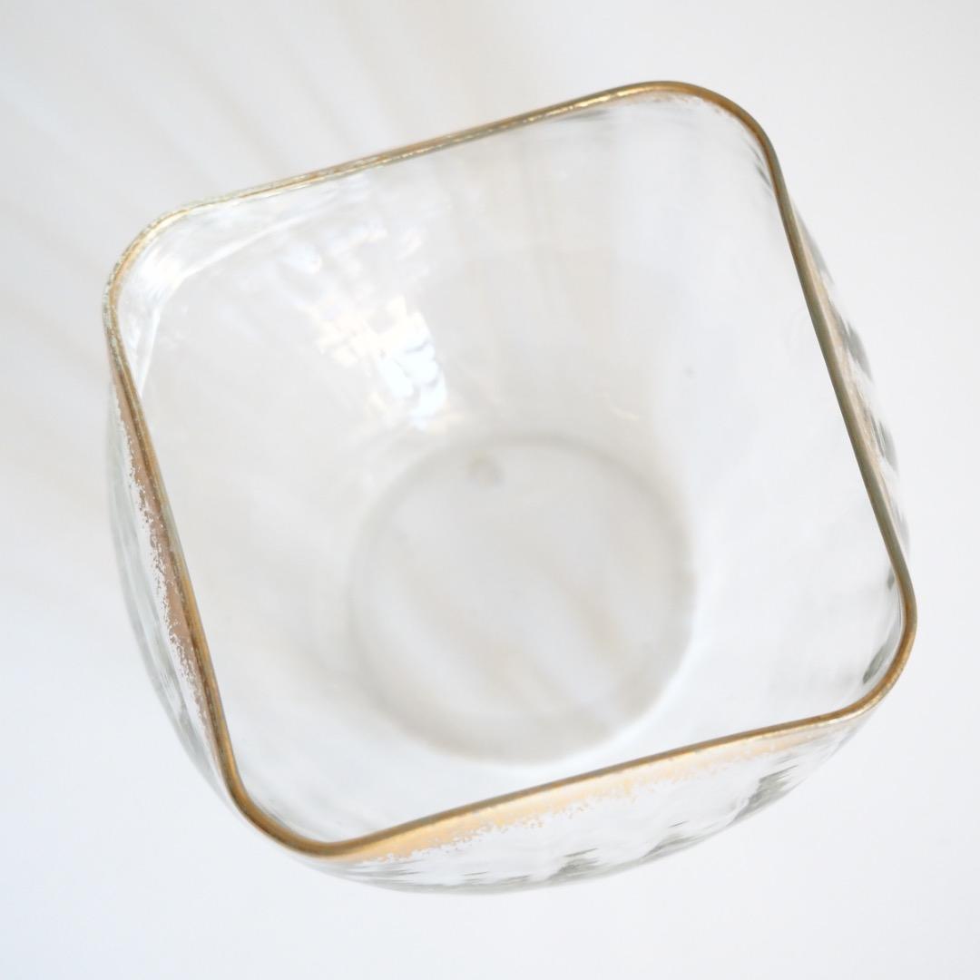 専用ページモーゼル 金彩 鉢 向付 2客セット GT10 / 角鉢 うつわ 懐石