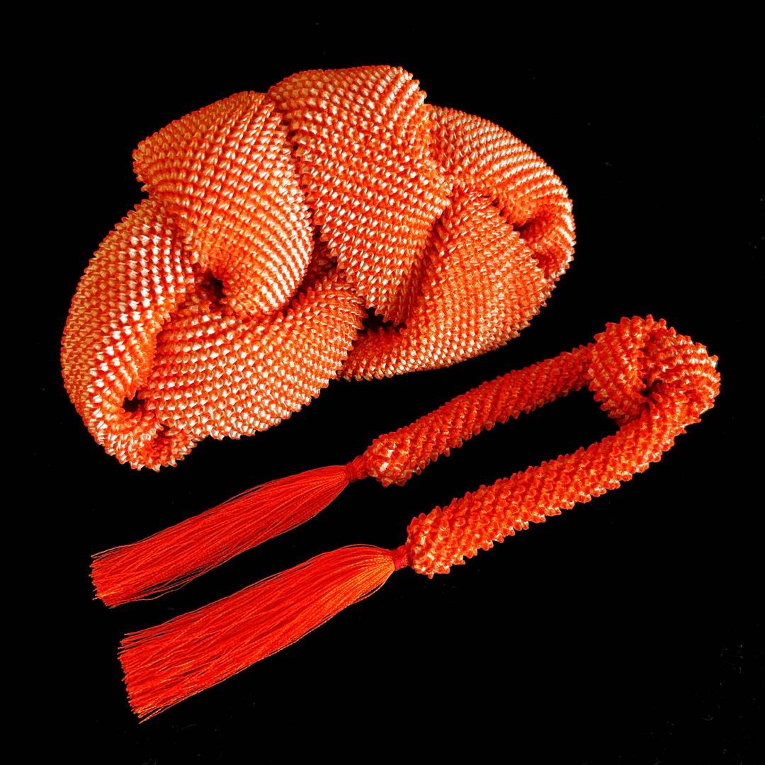 専用です。 日本髪 髪飾り 七五三(7歳) 橙色