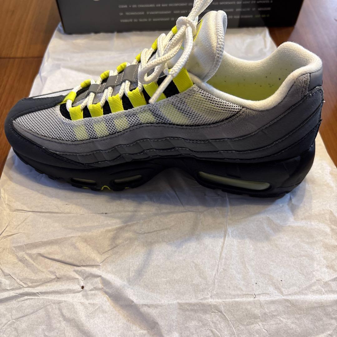 靴 Nike Air Max 95 OG Neon Yellow 2020 25cm