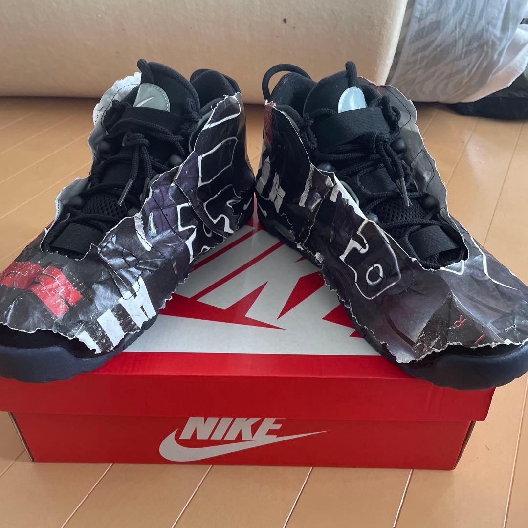 Nike Foamposite ブラック/レッド